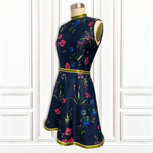 Neo Print Stretch Italian Scuba Mini Dress - Luxury Hamptons Collection