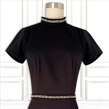 Stretch Italian Crepe Little Black Dress - Luxury Hamptons Collection.